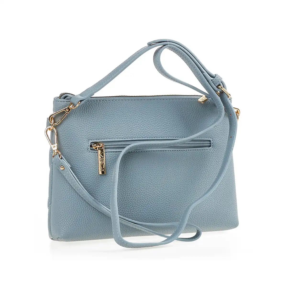 Verde Γυναικεία Τσάντα Χιαστί 16-7203 Μπλε