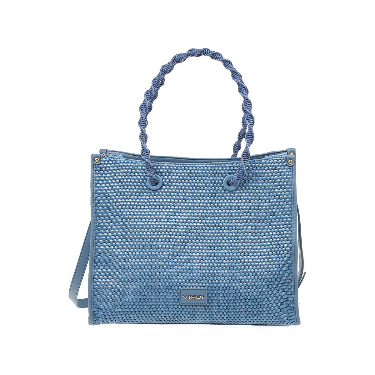 Verde Γυναικεία Τσάντα Ώμου 16-7207 Μπλε