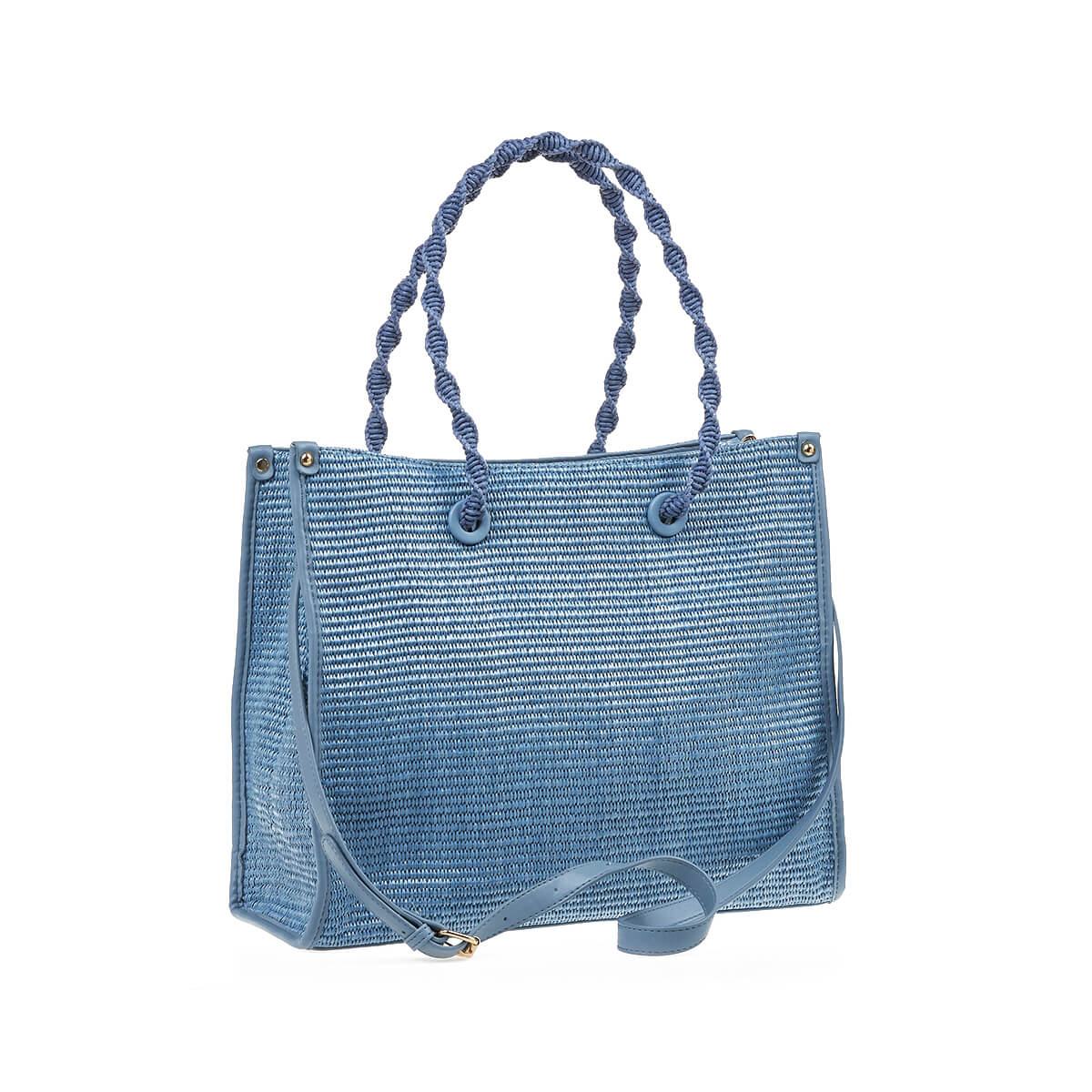 Verde Γυναικεία Τσάντα Ώμου 16-7207 Μπλε