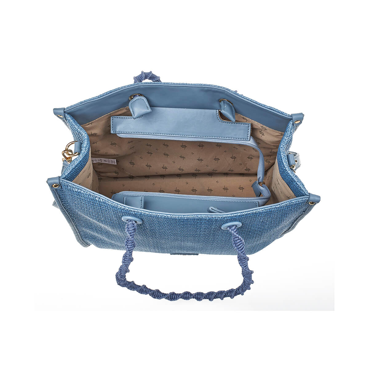 Verde Γυναικεία Τσάντα Ώμου 16-7207 Μπλε