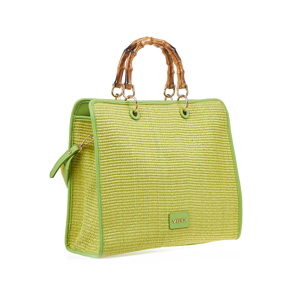 Verde Γυναικεία Τσάντα Χειρός-΄Ώμου 16-7210 Λάιμ