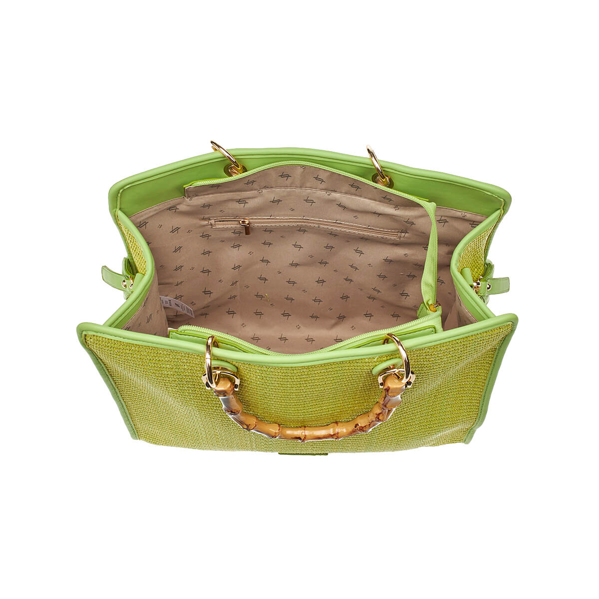 Verde Γυναικεία Τσάντα Χειρός-΄Ώμου 16-7210 Λάιμ