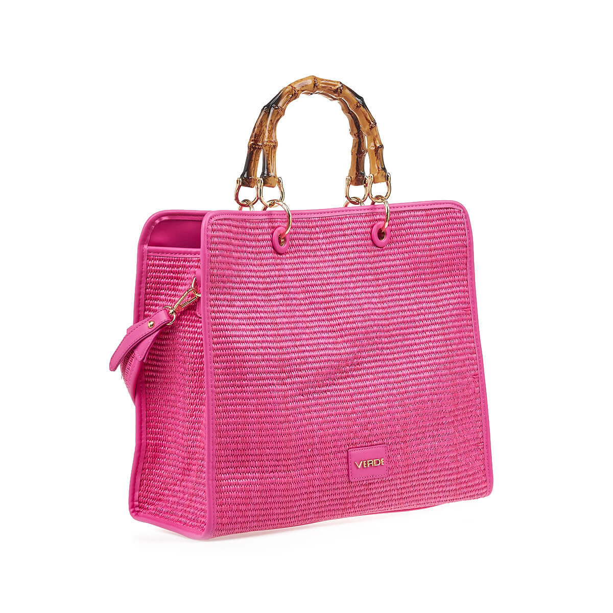 Verde Γυναικεία Τσάντα Χειρός-΄Ώμου 16-7210 Φούξια