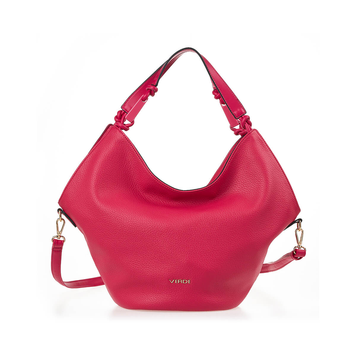 Verde Γυναικεία Τσάντα Ώμου 16-7211 Φούξια