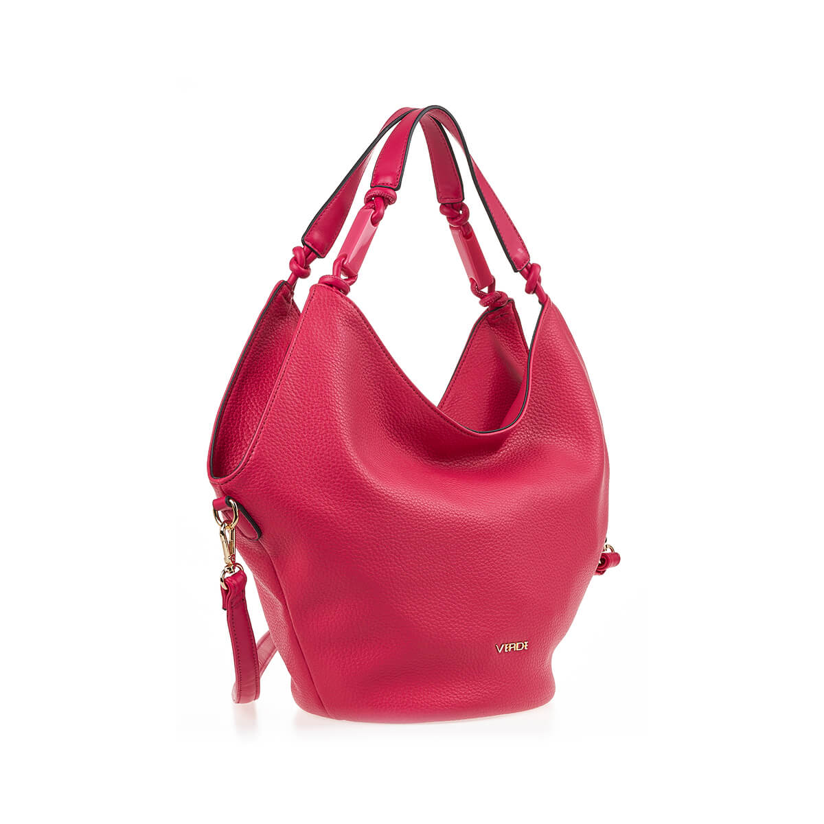 Verde Γυναικεία Τσάντα Ώμου 16-7211 Φούξια