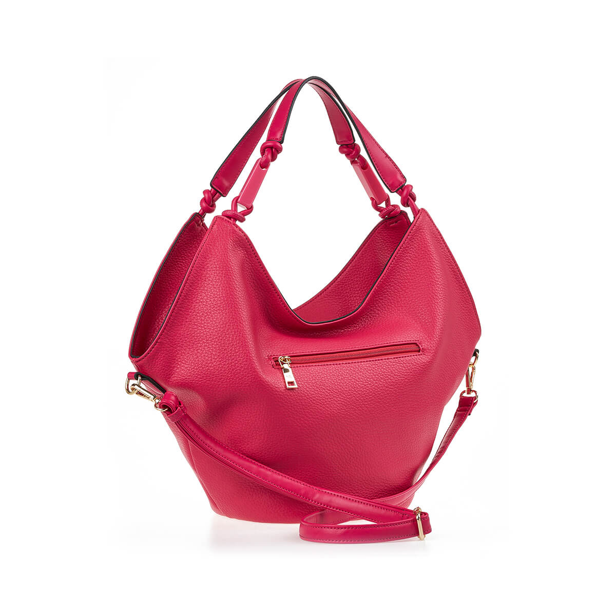 Verde Γυναικεία Τσάντα Ώμου 16-7211 Φούξια