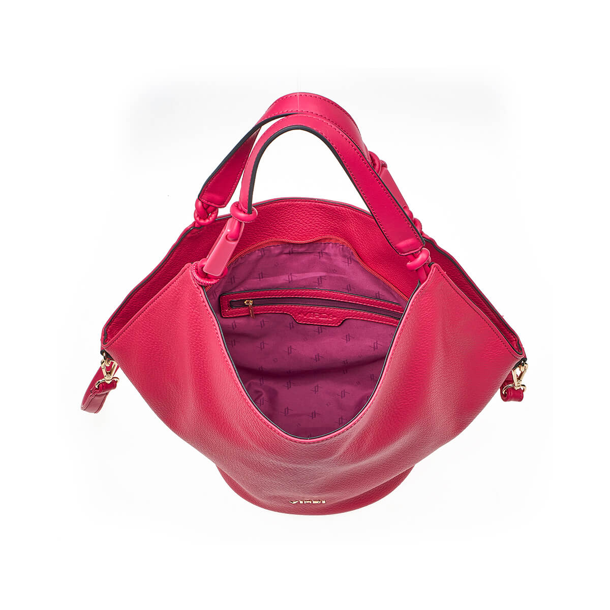 Verde Γυναικεία Τσάντα Ώμου 16-7211 Φούξια