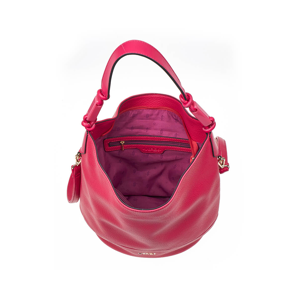 Verde Γυναικεία Τσάντα Ώμου 16-7212 Φούξια