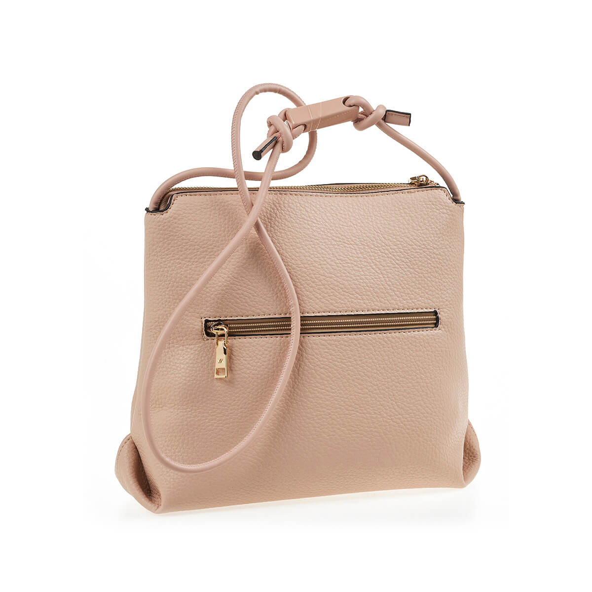 Verde Γυναικεία Τσάντα Χιαστί 16-7213 Μπεζ