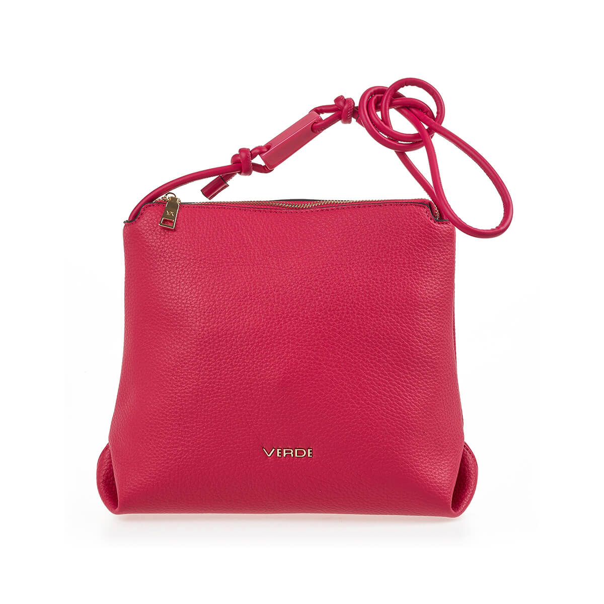 Verde Γυναικεία Τσάντα Χιαστί 16-7213 Φούξια