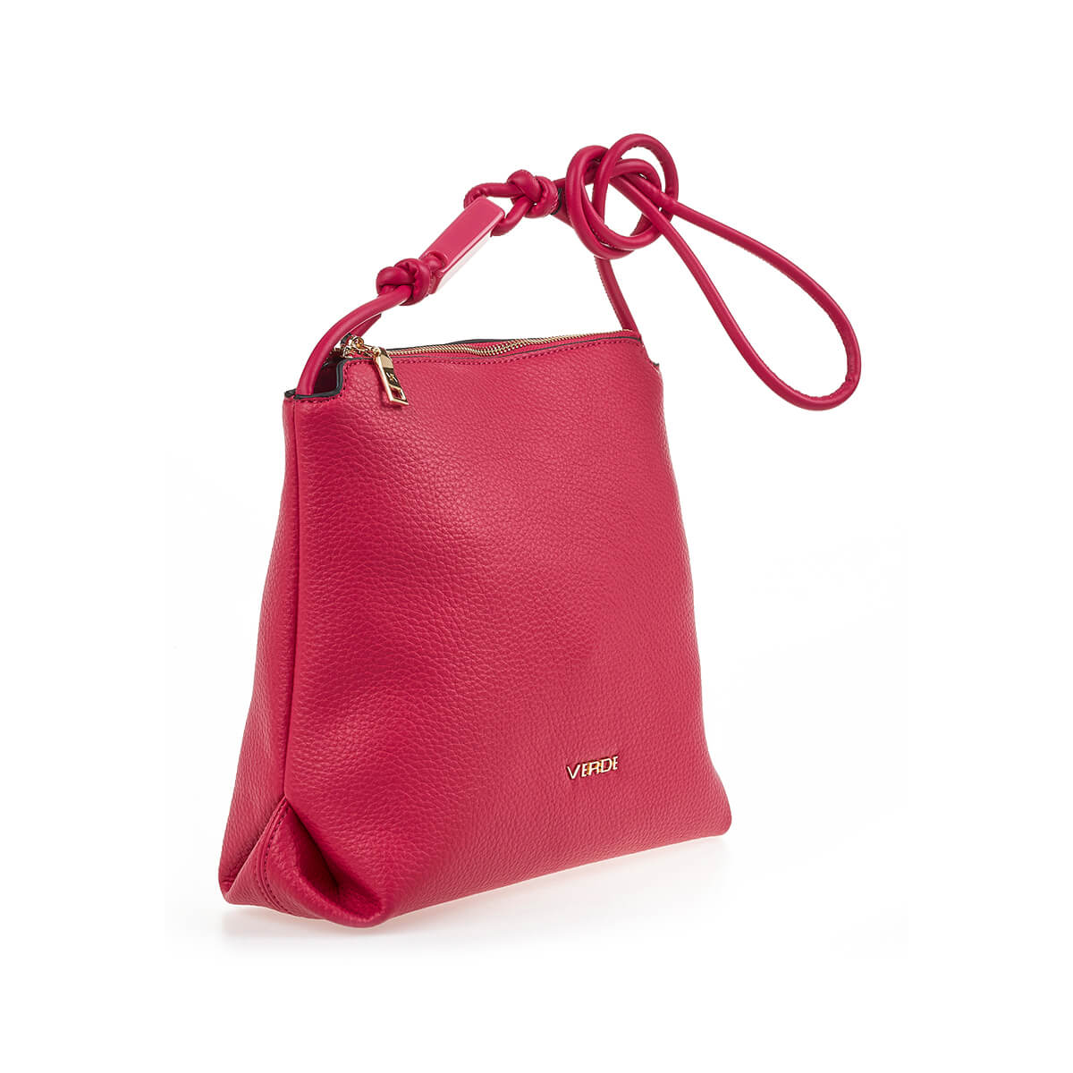 Verde Γυναικεία Τσάντα Χιαστί 16-7213 Φούξια