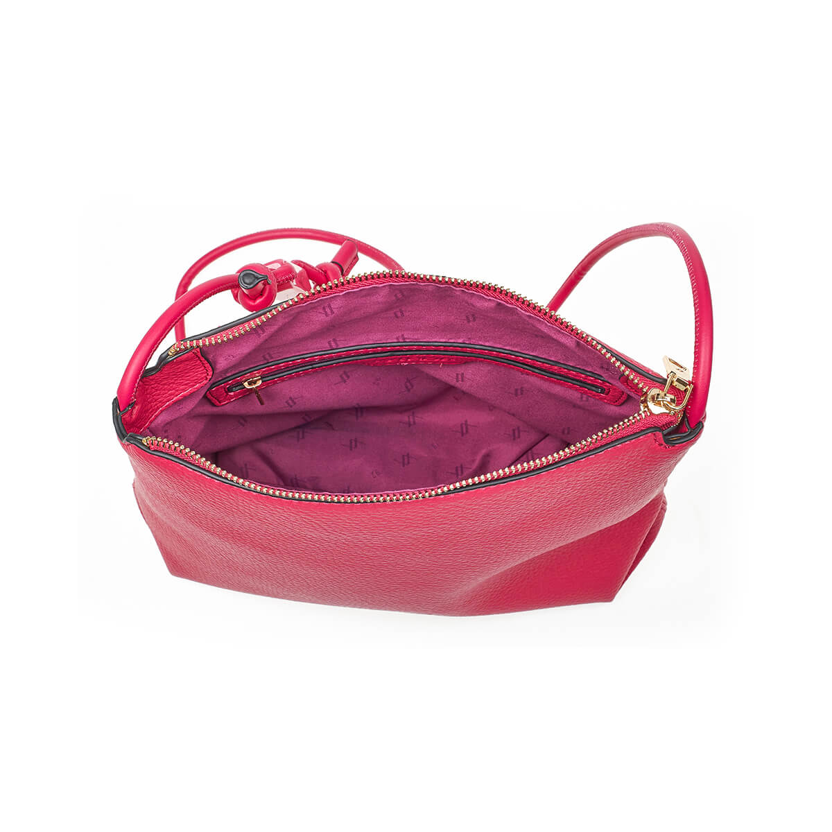 Verde Γυναικεία Τσάντα Χιαστί 16-7213 Φούξια