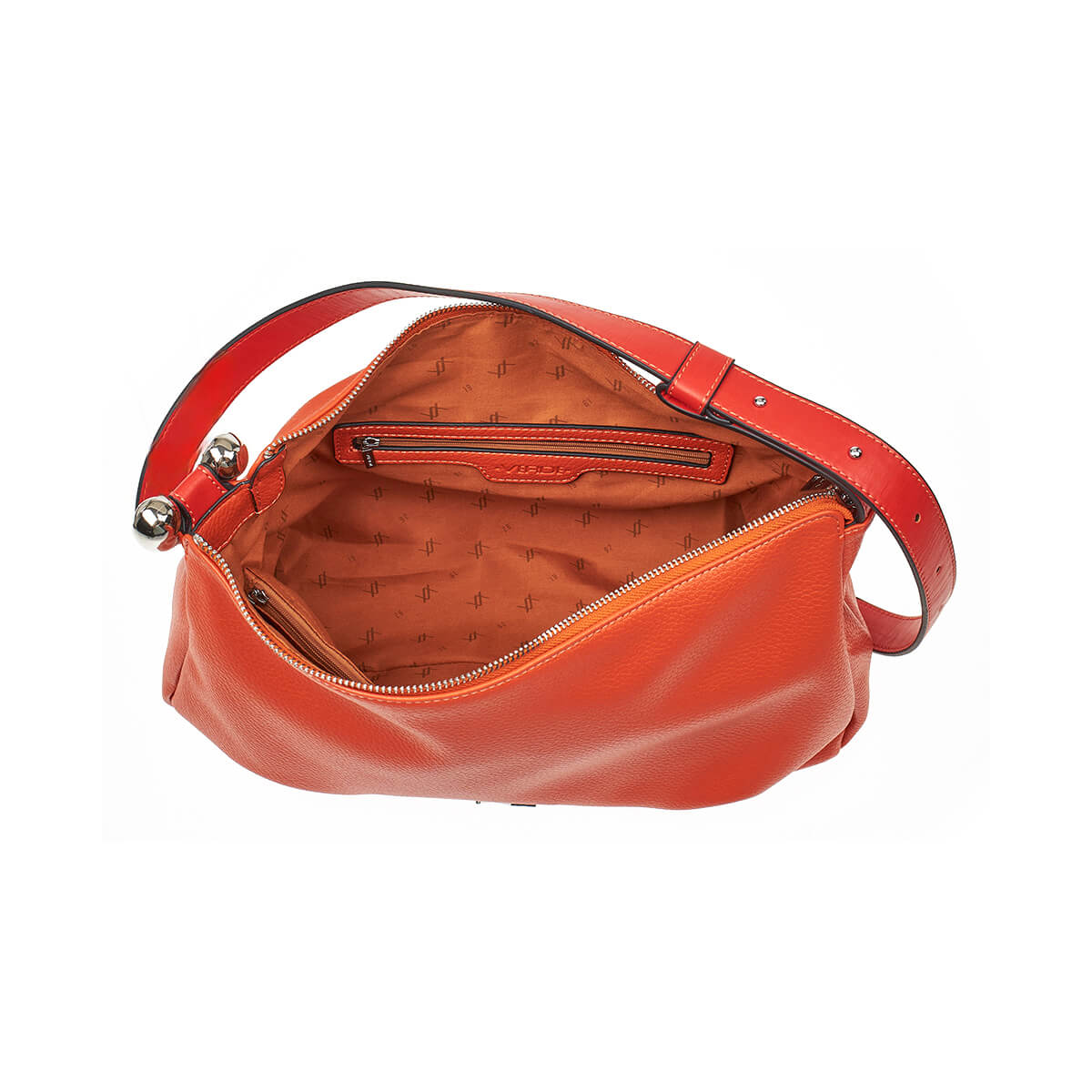 Verde Γυναικεία Τσάντα Ώμου 16-7215 Πορτοκαλί