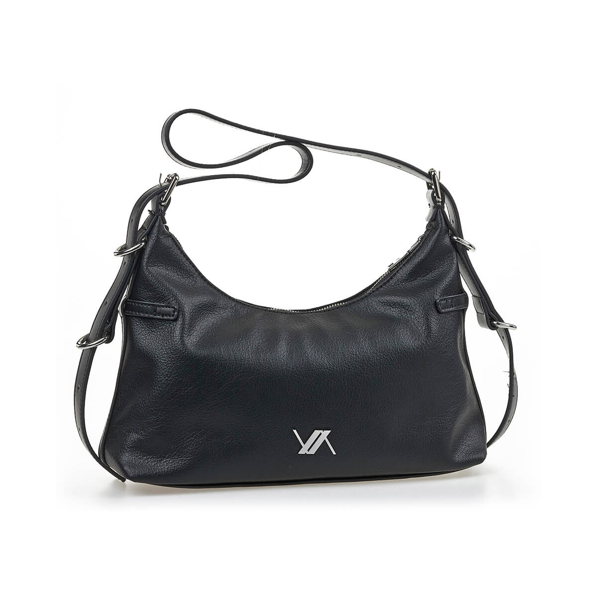 Verde Γυναικεία Τσάντα Ώμου 16-7216 Μαύρο