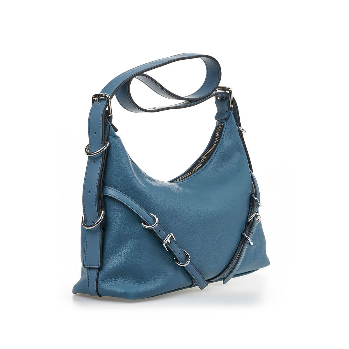 Verde Γυναικεία Τσάντα Ώμου 16-7216 Μπλε