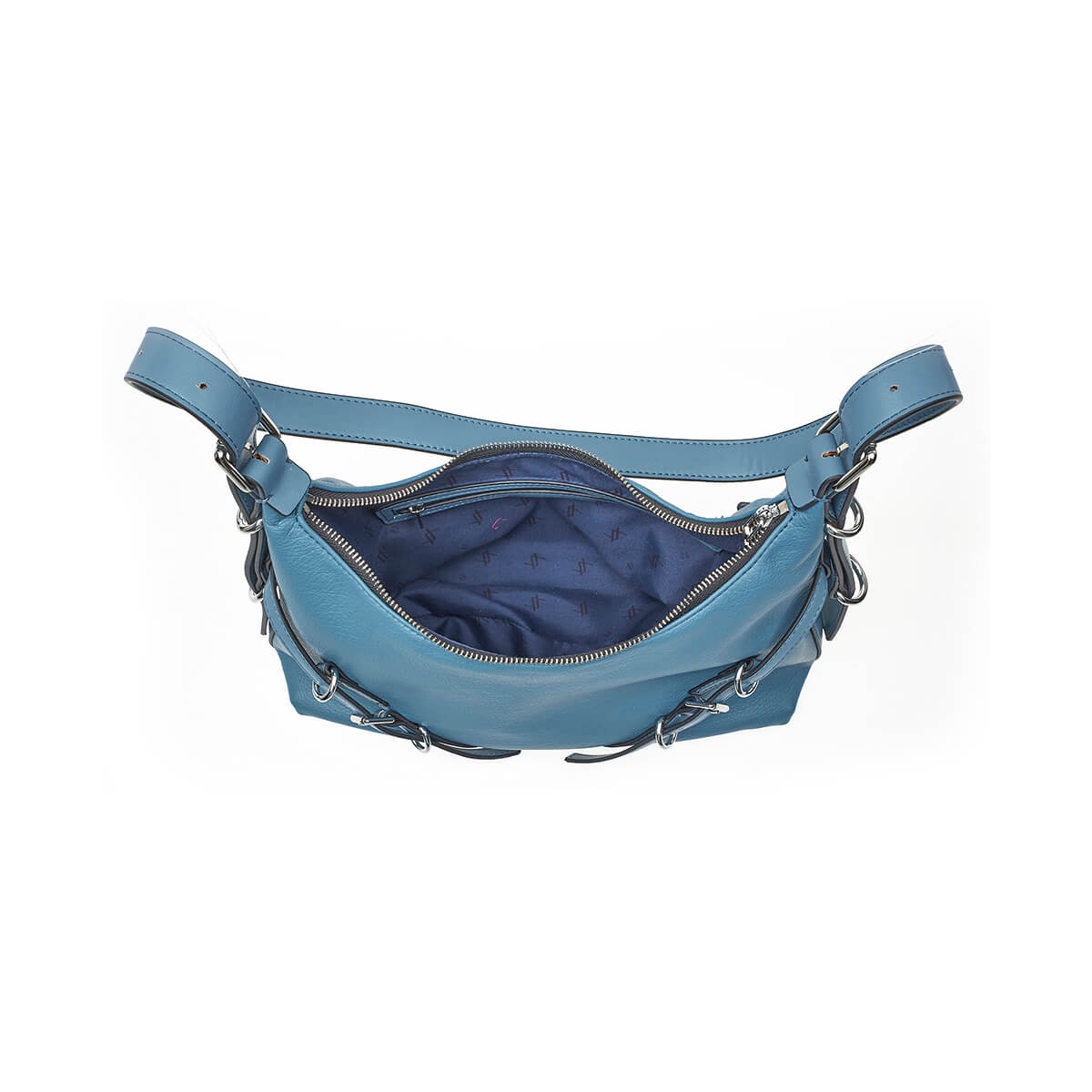 Verde Γυναικεία Τσάντα Ώμου 16-7216 Μπλε