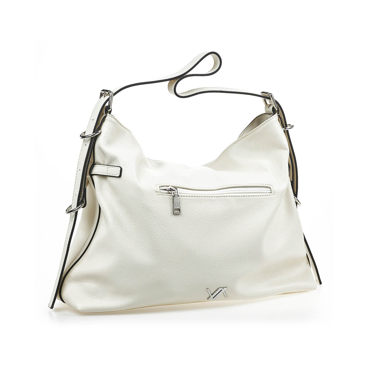 Verde Γυναικεία Τσάντα Ώμου 16-7217 Εκρού