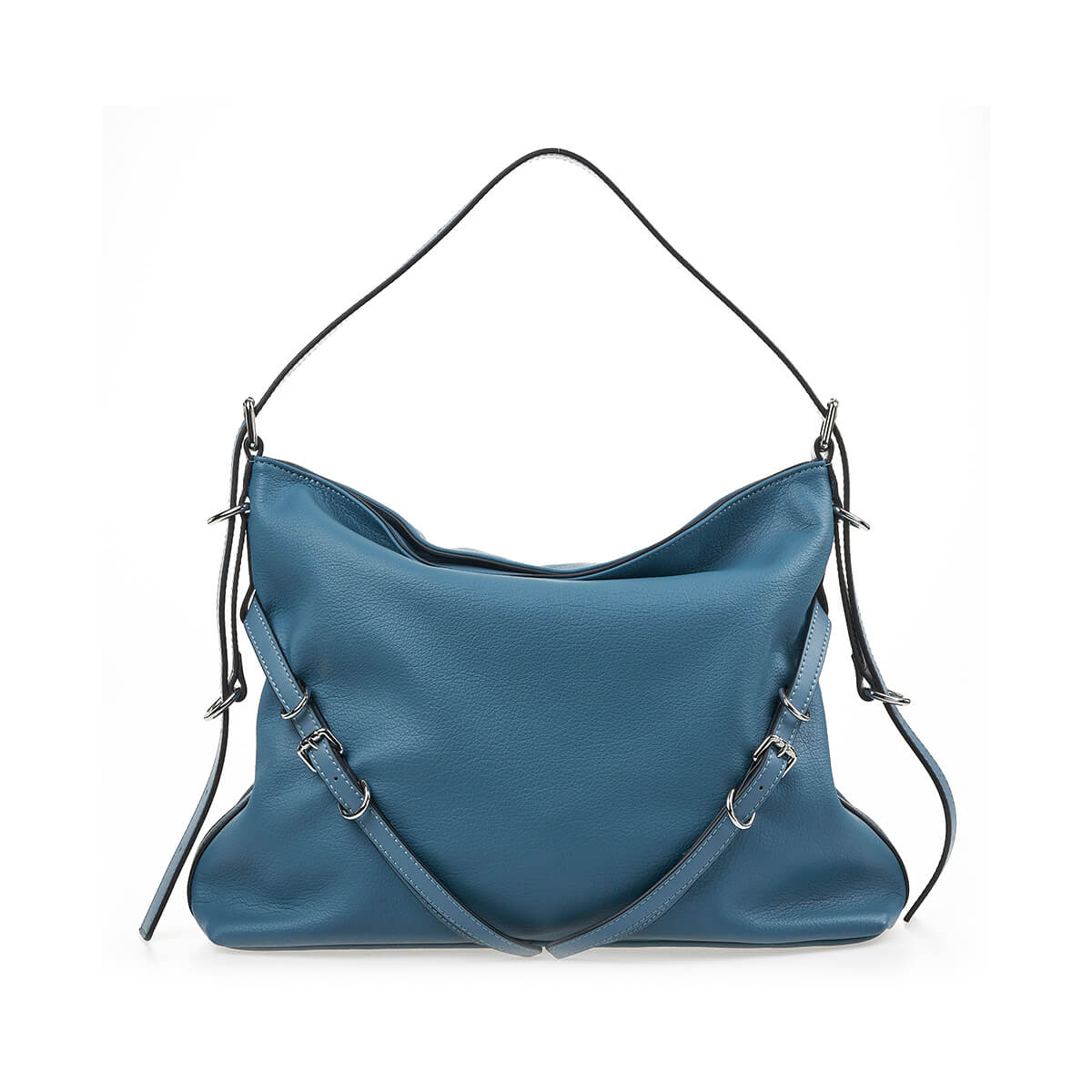 Verde Γυναικεία Τσάντα Ώμου 16-7217 Μπλε