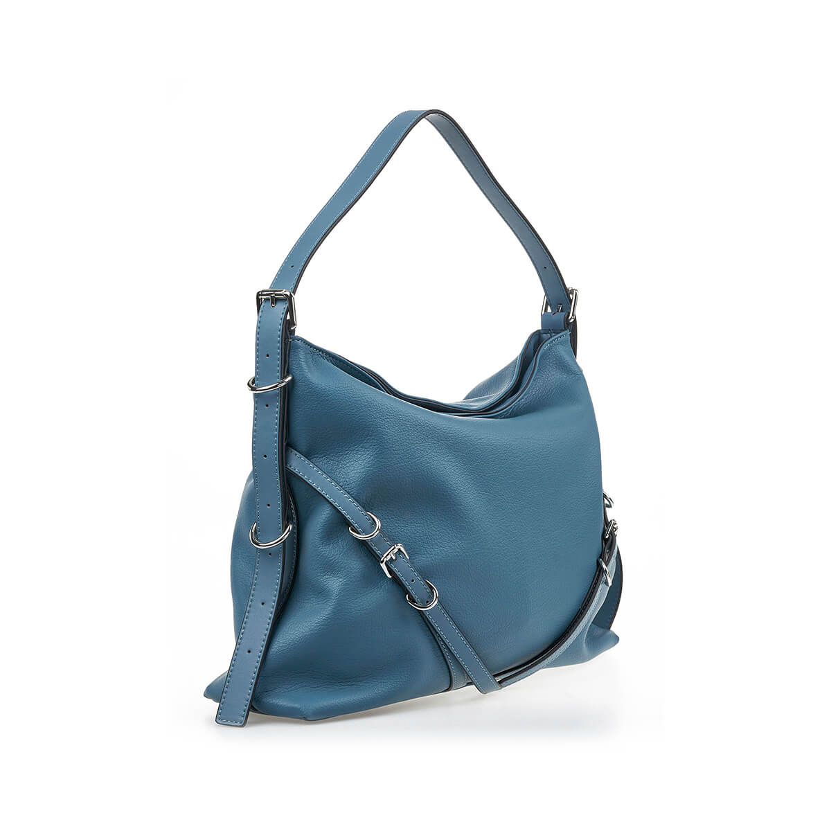 Verde Γυναικεία Τσάντα Ώμου 16-7217 Μπλε