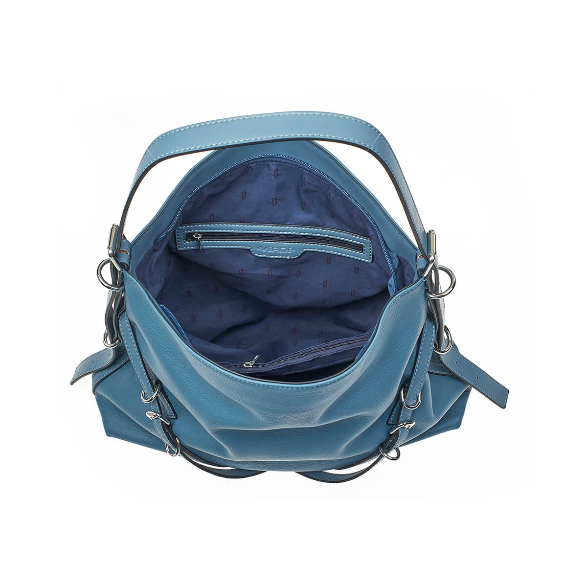 Verde Γυναικεία Τσάντα Ώμου 16-7217 Μπλε