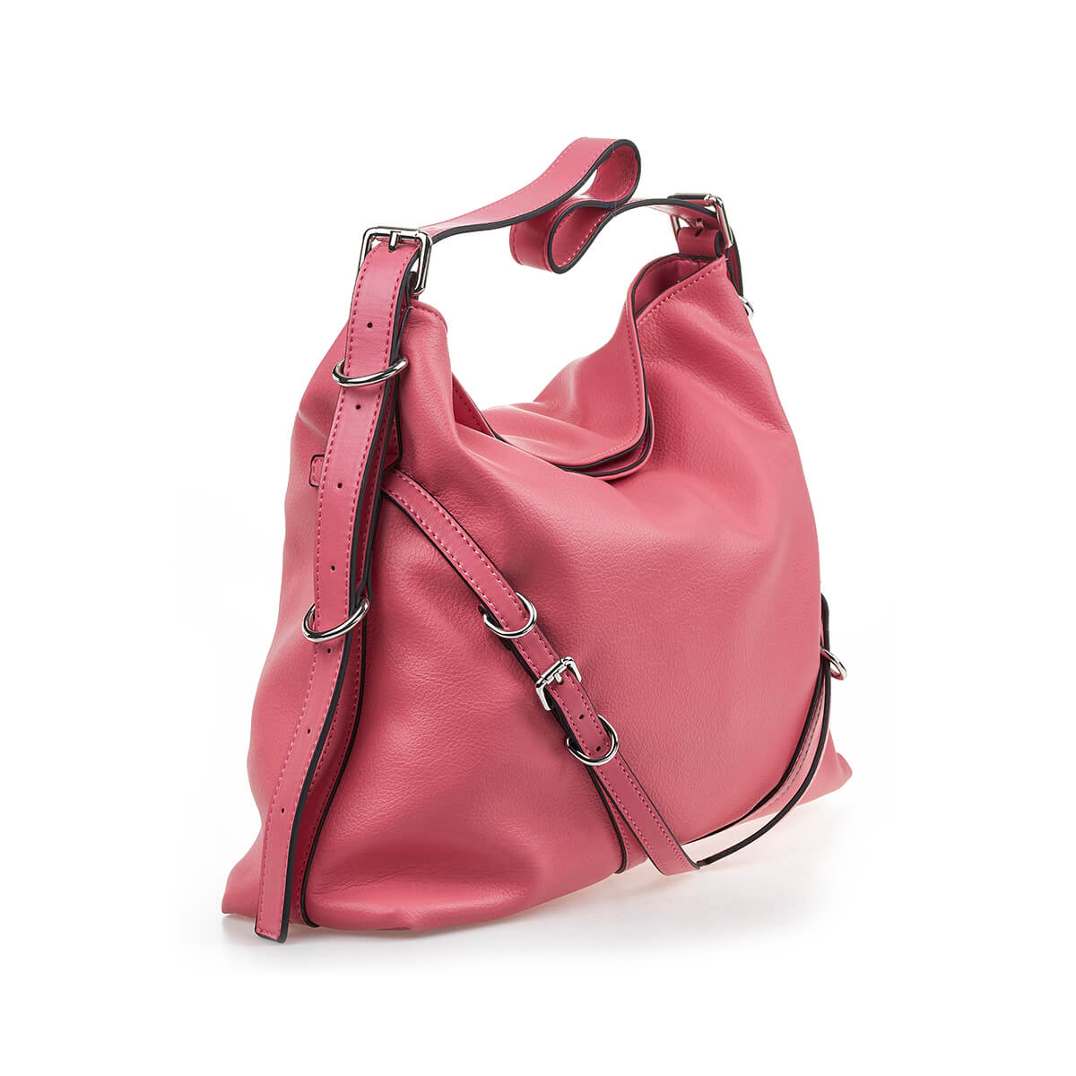 Verde Γυναικεία Τσάντα Ώμου 16-7217 Ροζ