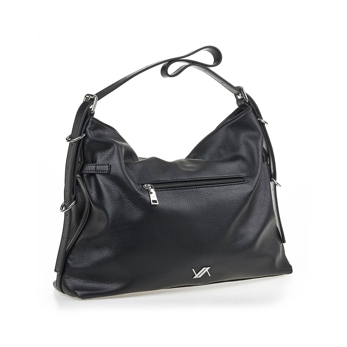 Verde Γυναικεία Τσάντα Ώμου 16-7217 Μαύρο