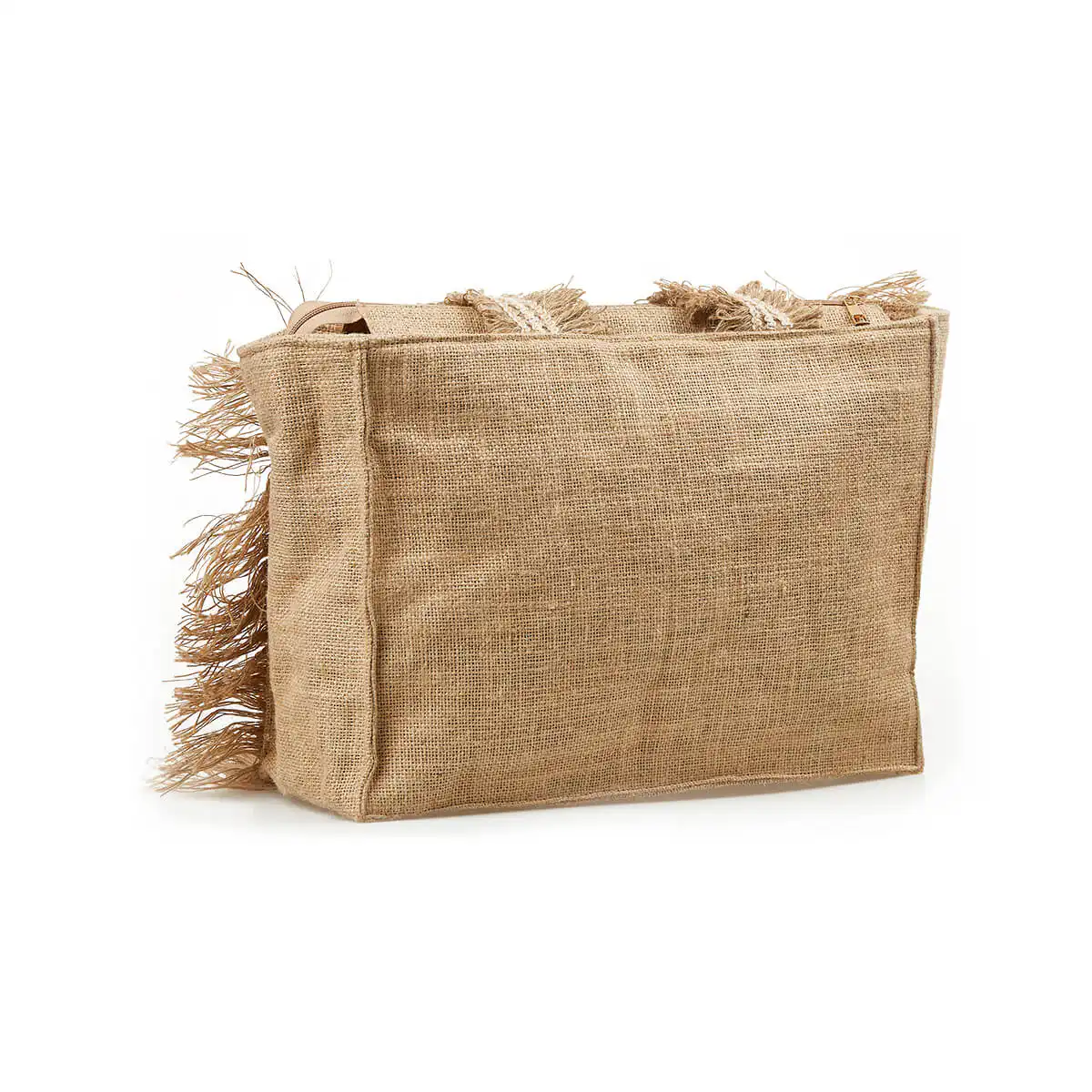 Verde Γυναικεία Τσάντα Ώμου 16-7222 Γιούτα Μπεζ