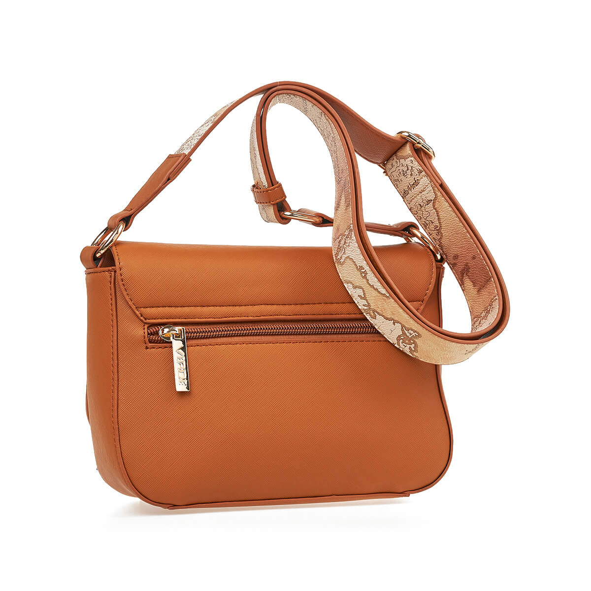 Verde Γυναικεία Τσάντα Χιαστί 16-7226 Καμηλό