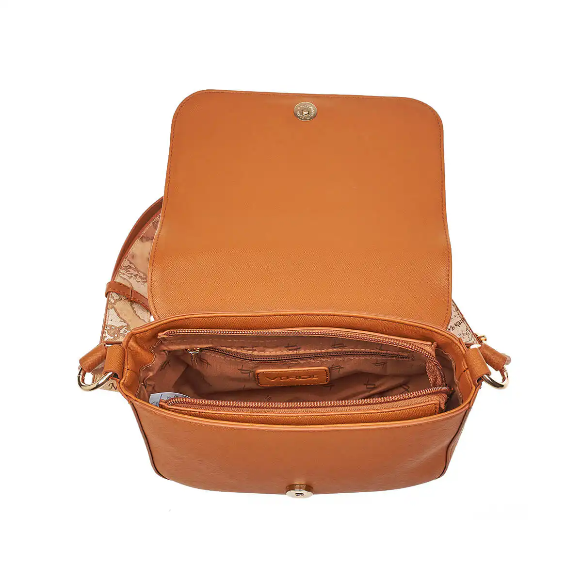 Verde Γυναικεία Τσάντα Χιαστί 16-7226 Καμηλό