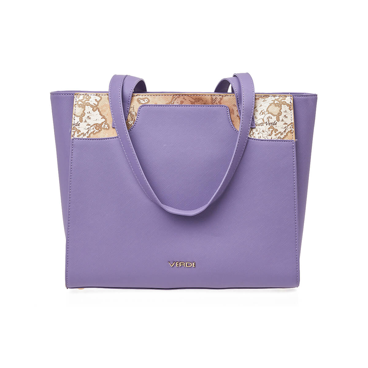 Verde Γυναικεία Τσάντα Ώμου 16-7227 Λιλά