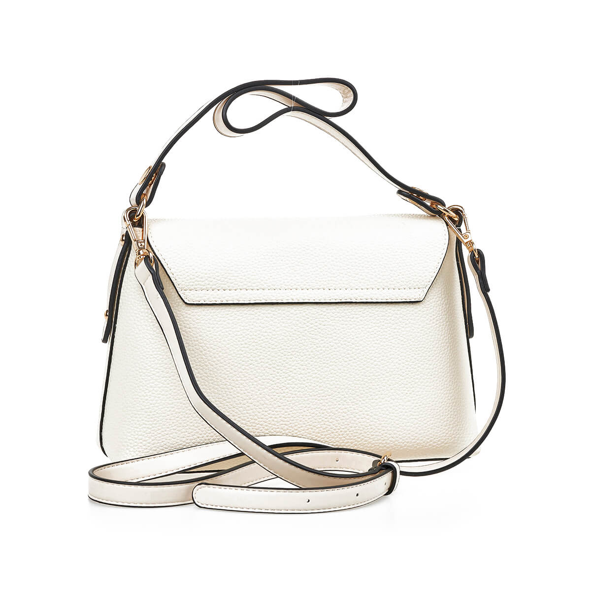 Verde Γυναικεία Τσάντα Ώμου -Χιαστί  16-7229 Εκρού