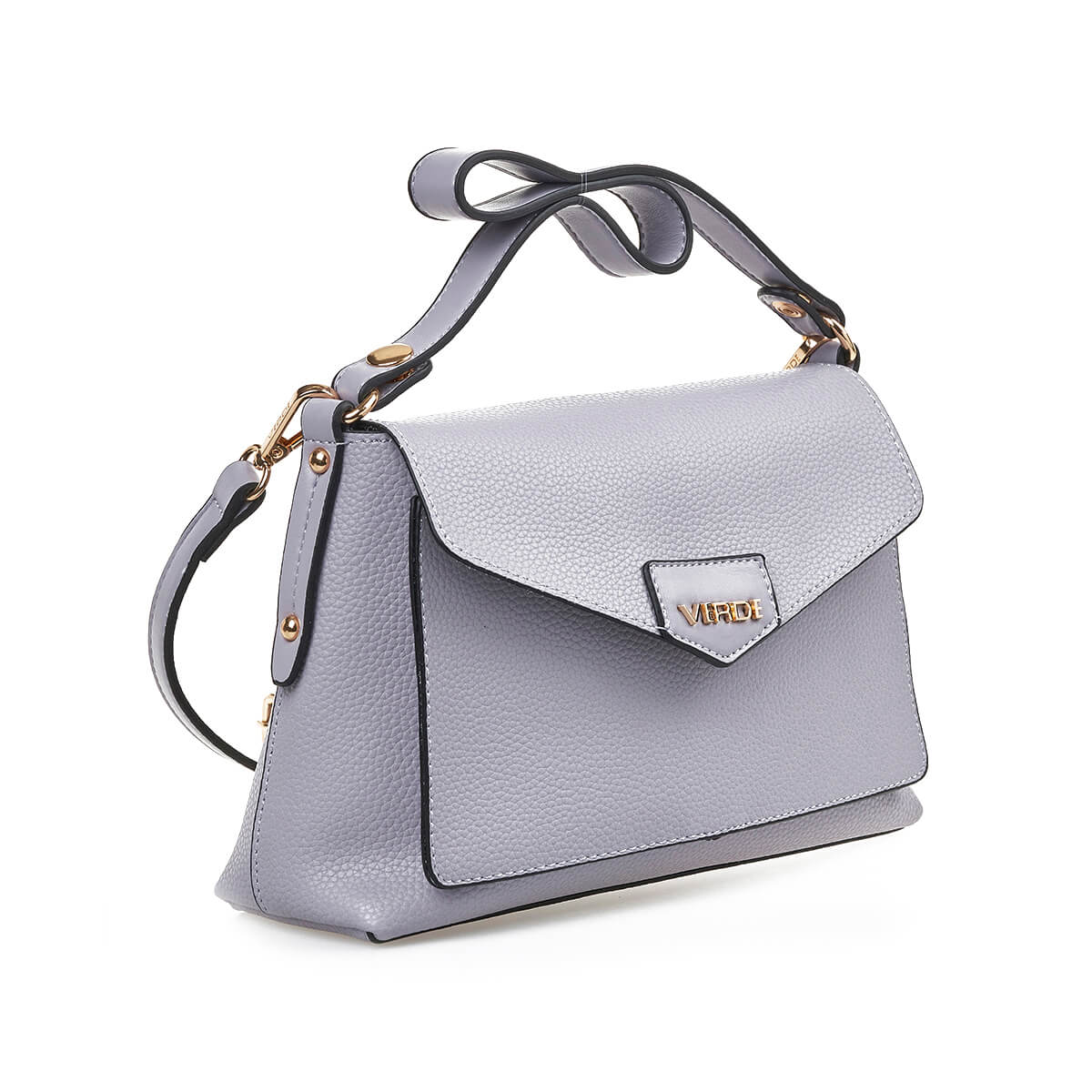 Verde Γυναικεία Τσάντα Ώμου -Χιαστί  16-7229 Λιλά