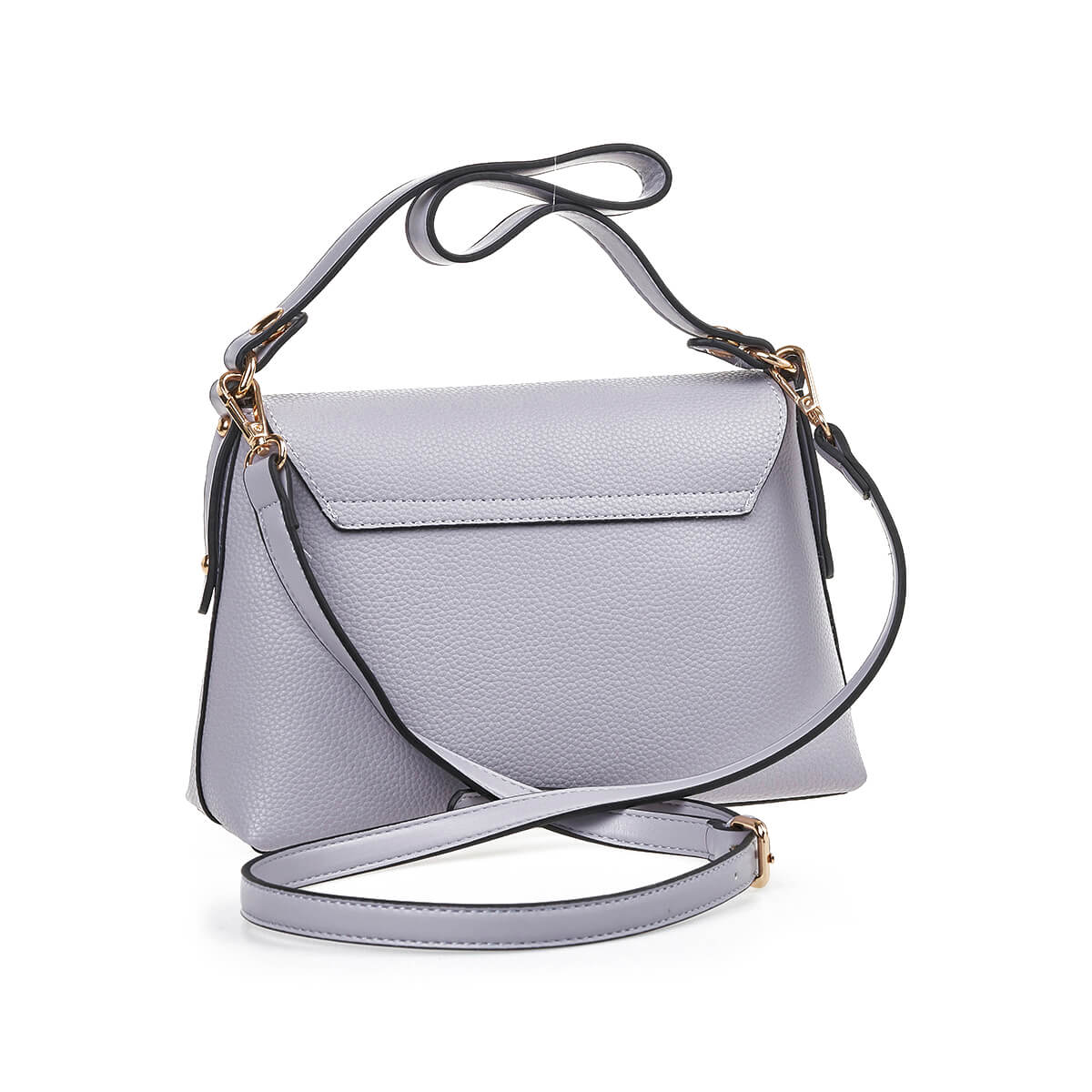 Verde Γυναικεία Τσάντα Ώμου -Χιαστί  16-7229 Λιλά