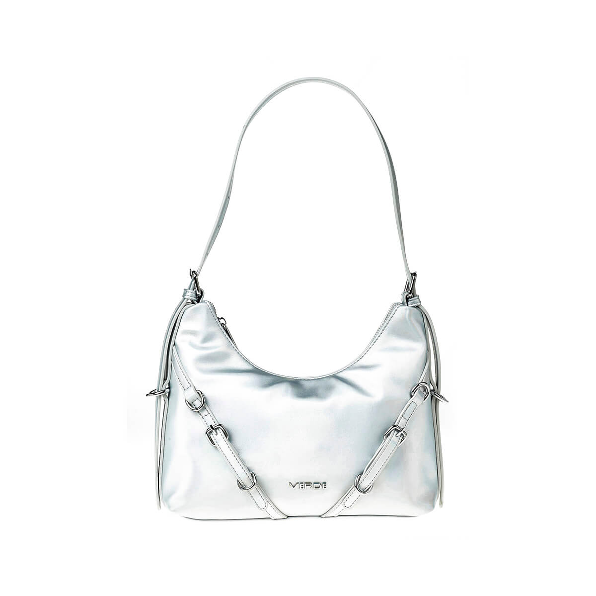 Verde Γυναικεία Τσάντα Ώμου 16-7232 Άσπρο