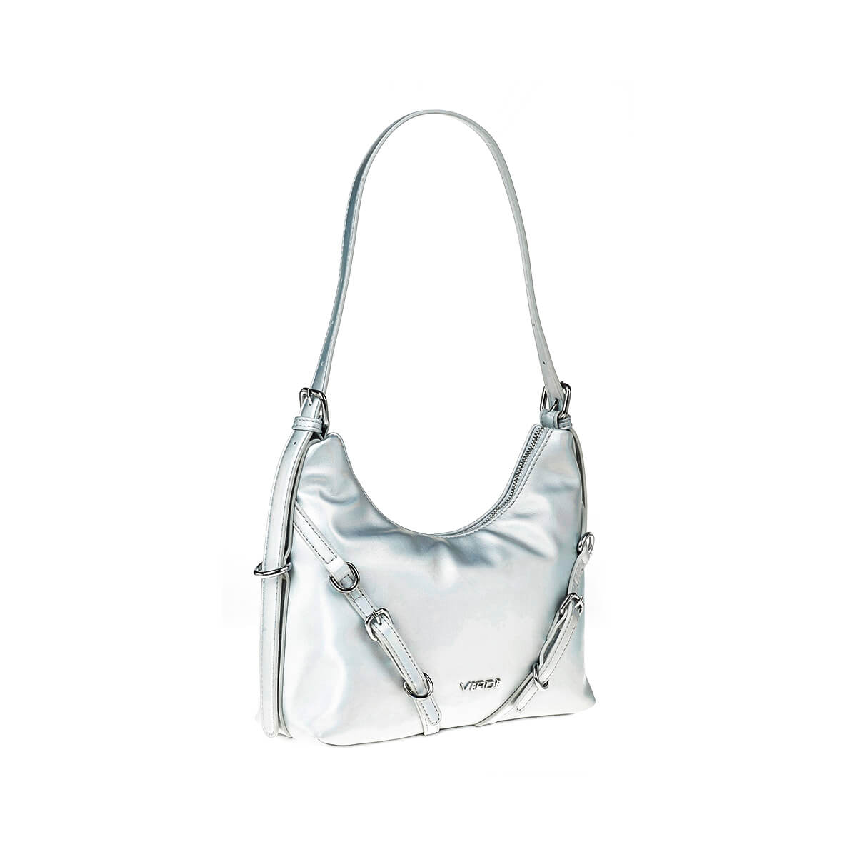 Verde Γυναικεία Τσάντα Ώμου 16-7232 Άσπρο