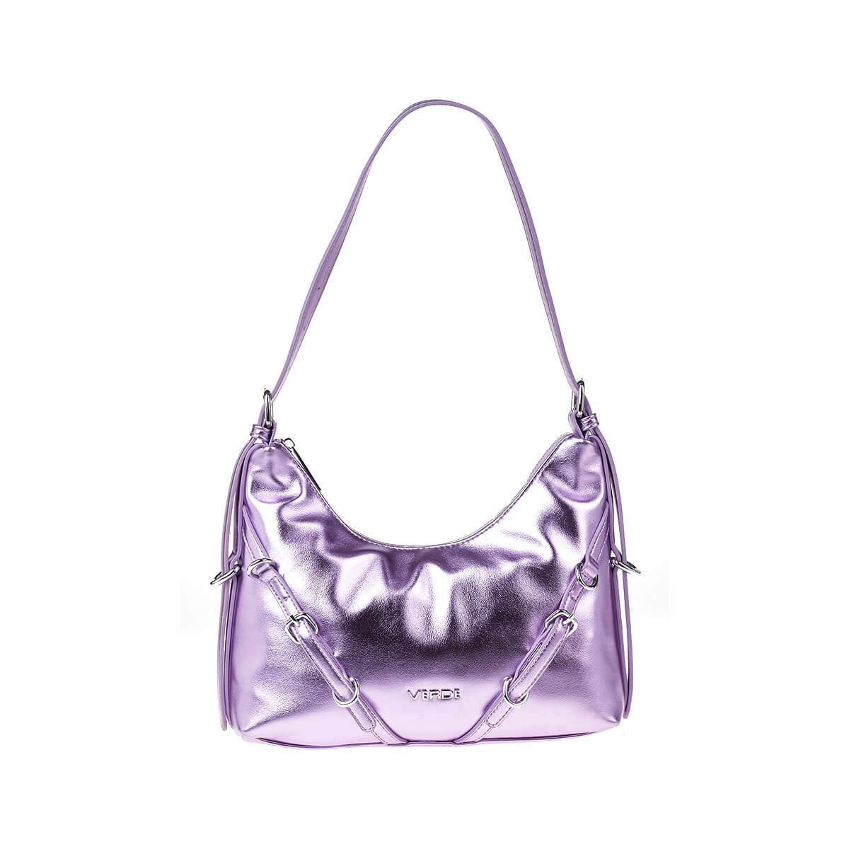 Verde Γυναικεία Τσάντα Ώμου 16-7232 Λιλά