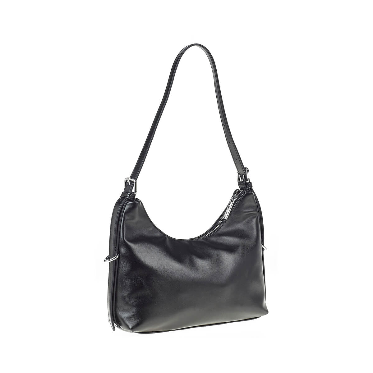 Verde Γυναικεία Τσάντα Ώμου 16-7232 Μαύρο