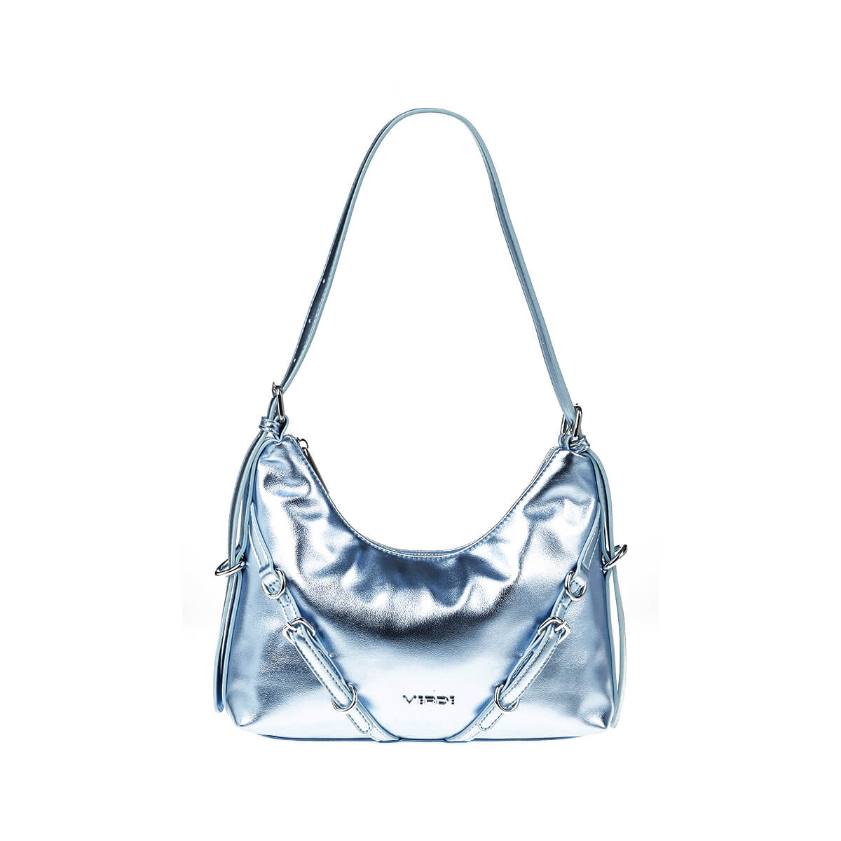 Verde Γυναικεία Τσάντα Ώμου 16-7232 Μπλε