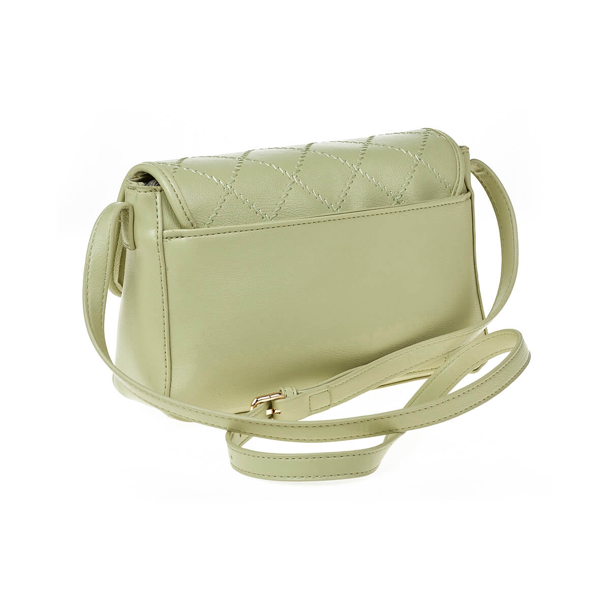 Verde Γυναικεία Τσάντα Χιαστί 16-7234 Φυστικί