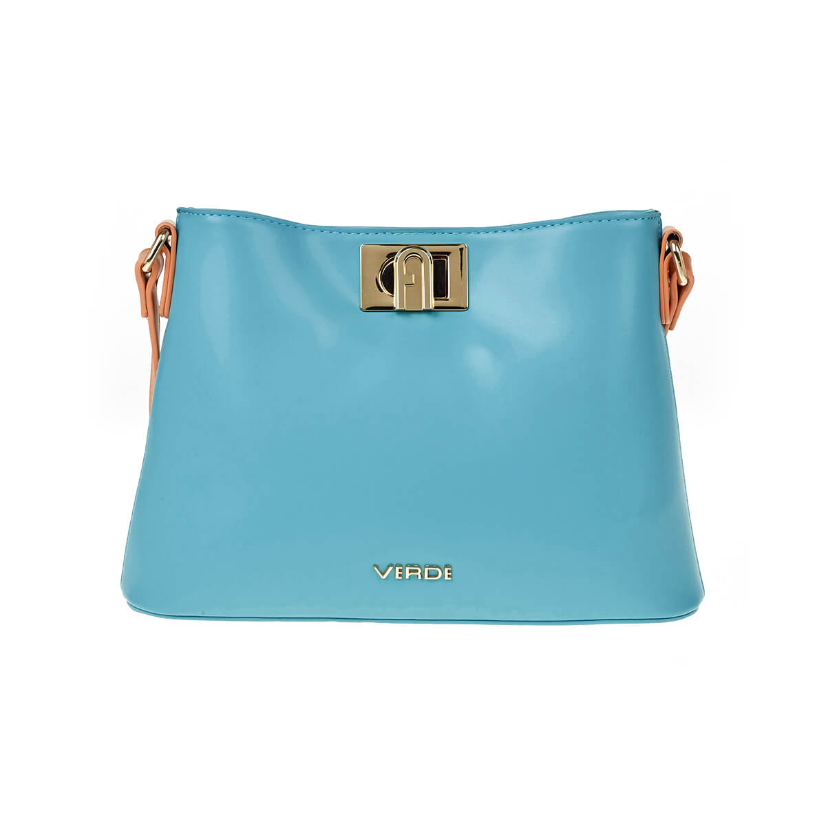 Verde Γυναικεία Τσάντα Ώμου 16-7236 Μπλε