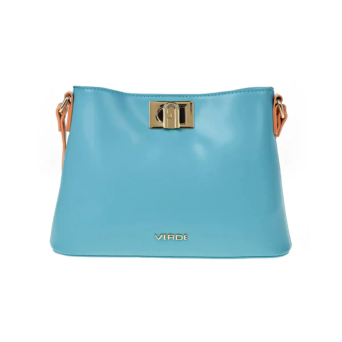 Verde Γυναικεία Τσάντα Ώμου 16-7236 Μπλε