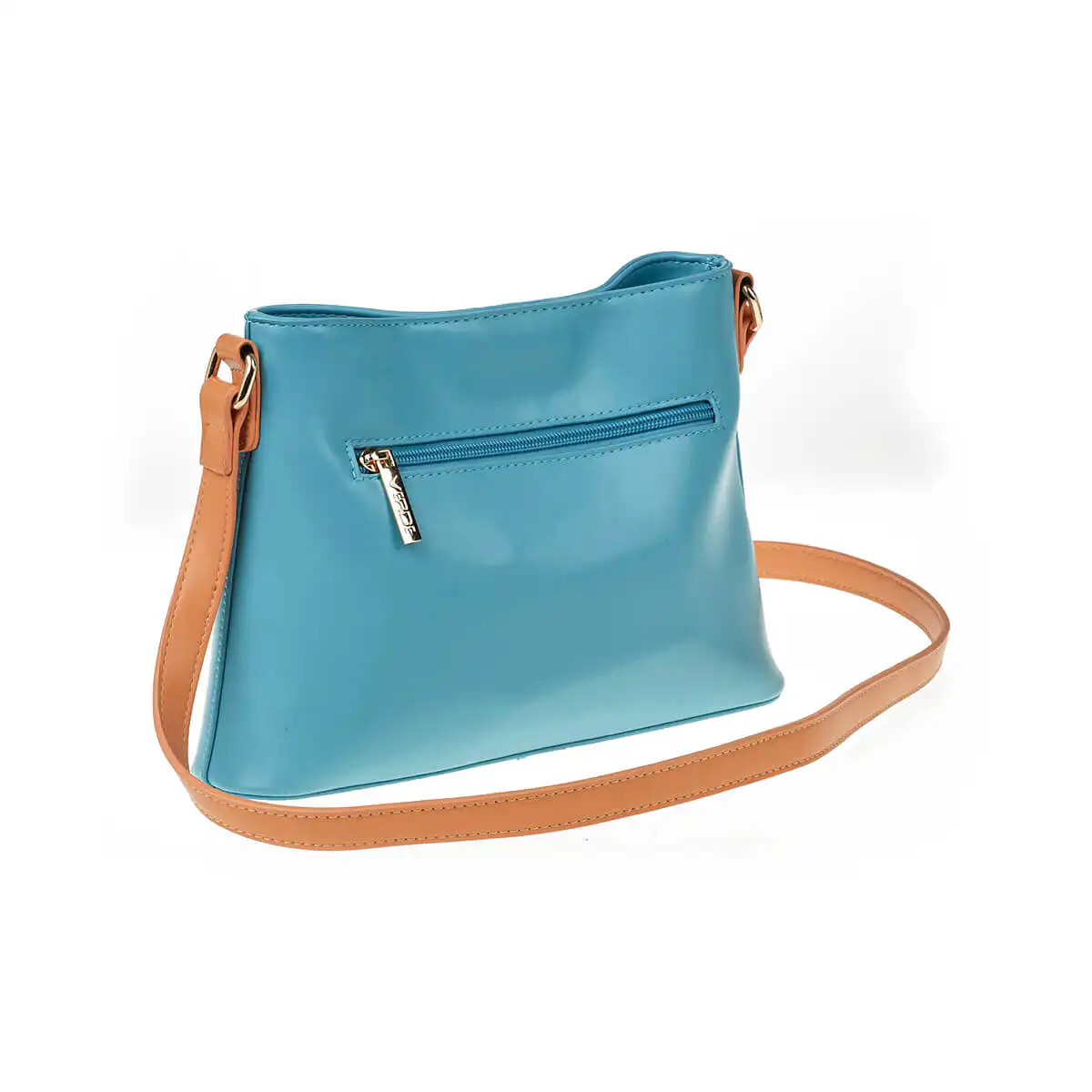 Verde Γυναικεία Τσάντα Ώμου 16-7236 Μπλε