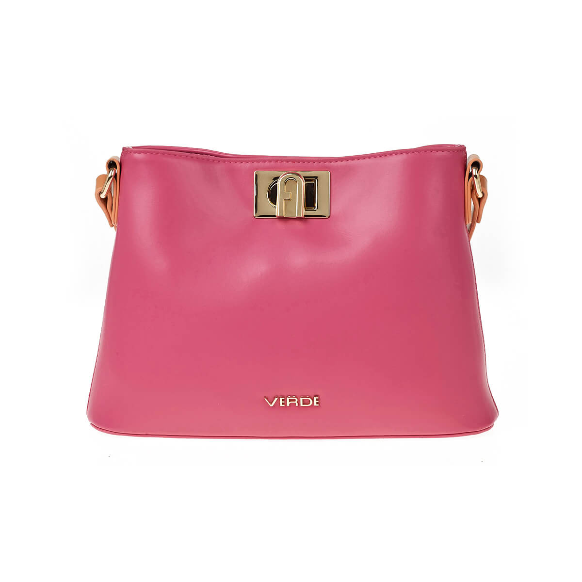 Verde Γυναικεία Τσάντα Ώμου 16-7236 Φούξια