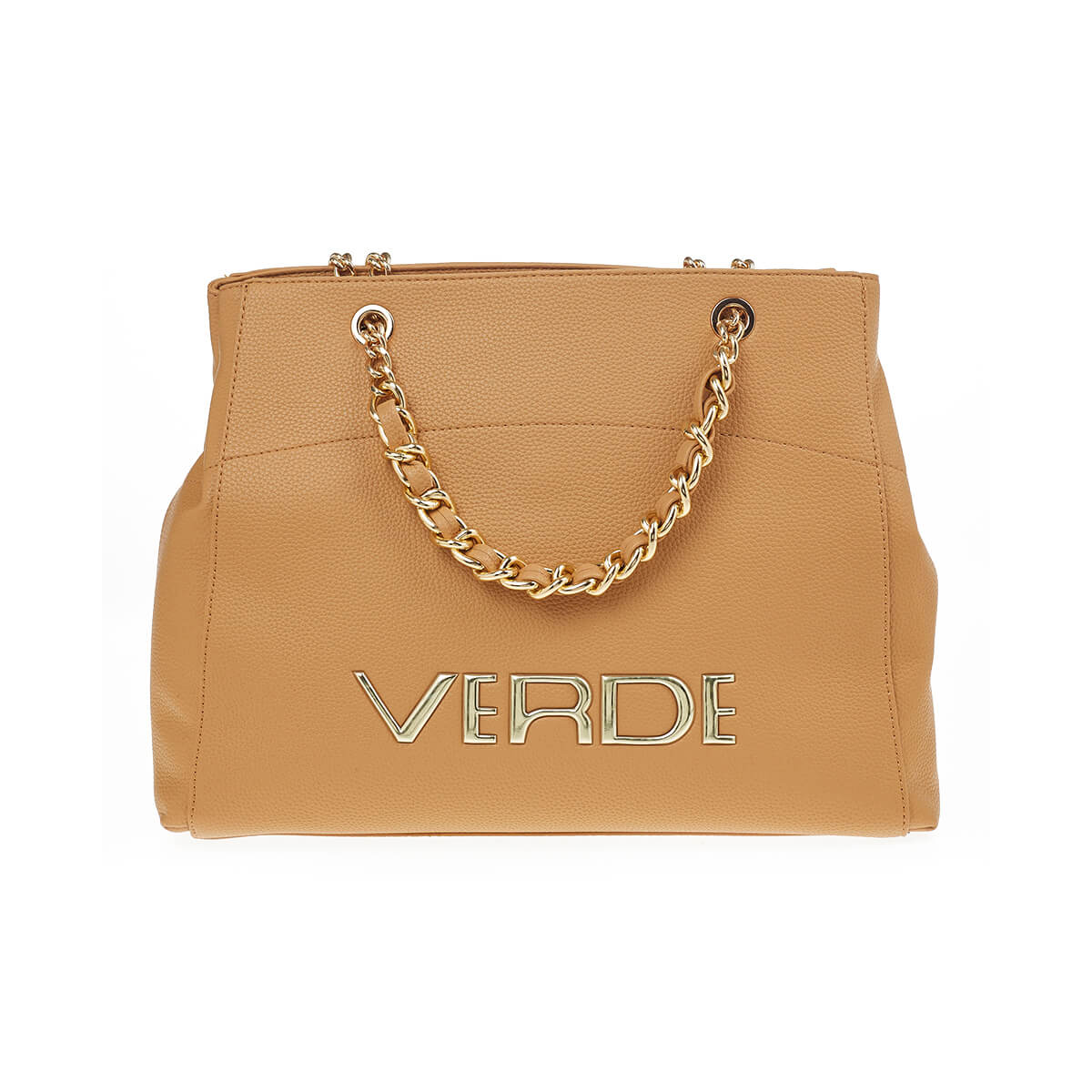 Verde Γυναικεία Τσάντα Ώμου 16-7242 Καμηλό