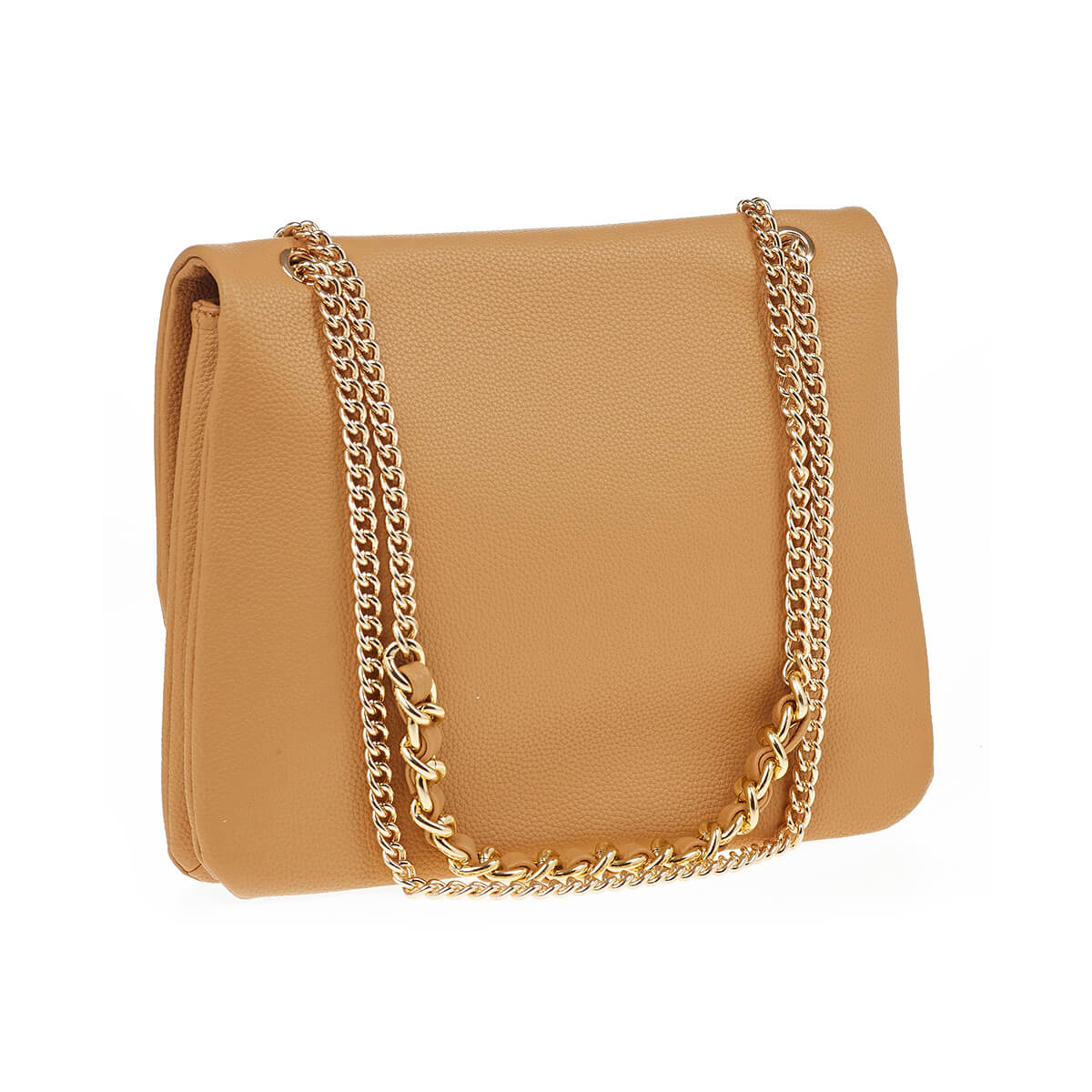 Verde Γυναικεία Τσάντα Ώμου 16-7243 Καμηλό