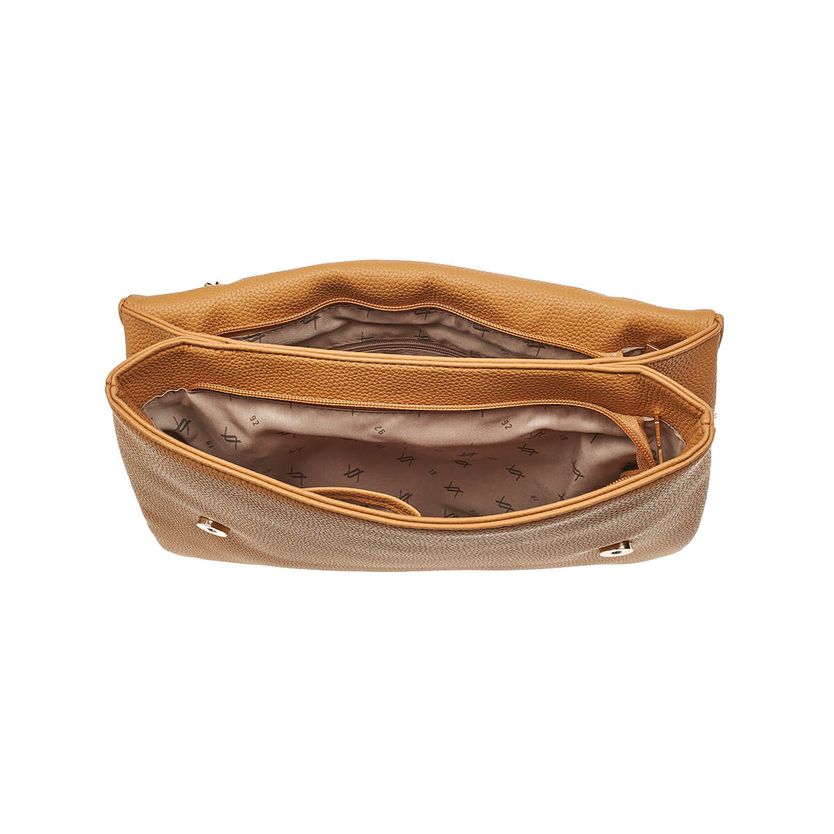 Verde Γυναικεία Τσάντα Ώμου 16-7243 Καμηλό