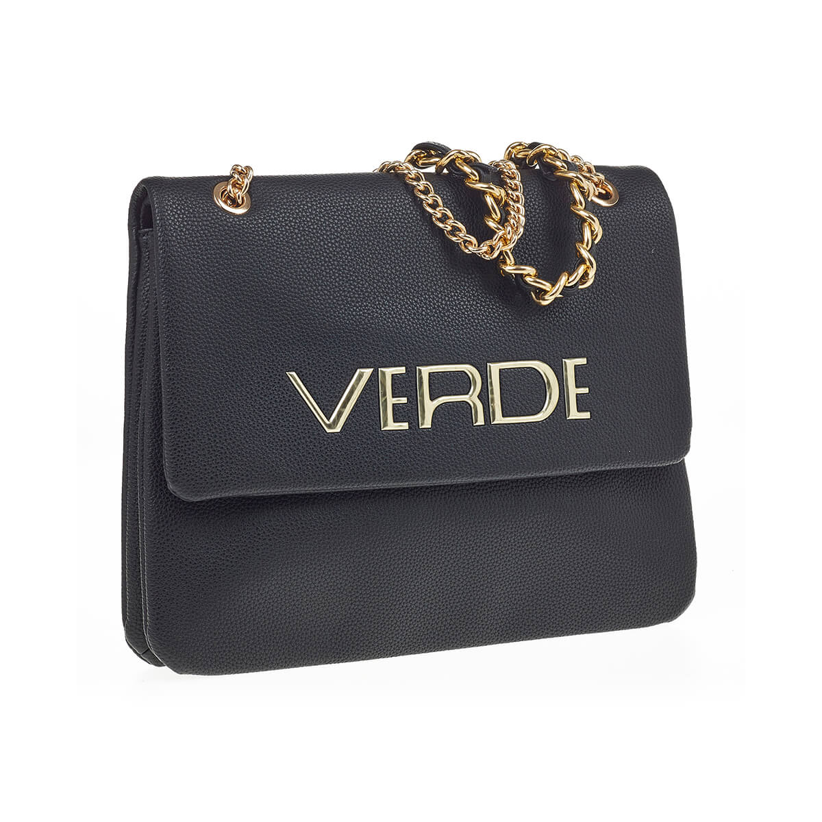 Verde Γυναικεία Τσάντα Ώμου 16-7243 Μαύρο