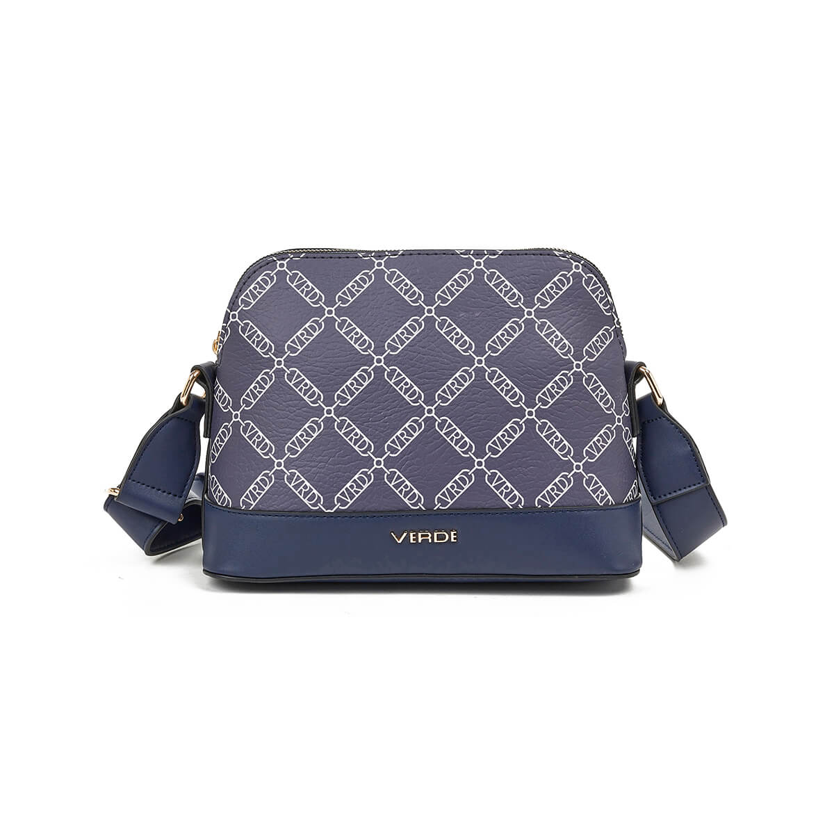 Verde Γυναικεία Τσάντα Χιαστί 16-7245 Μπλε