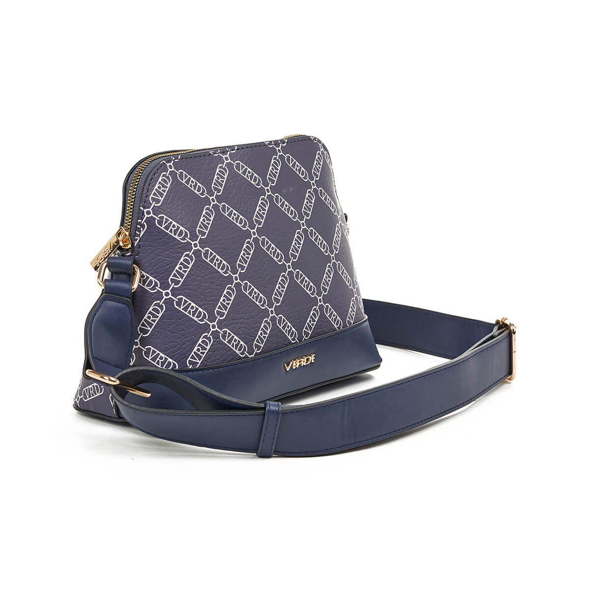 Verde Γυναικεία Τσάντα Χιαστί 16-7245 Μπλε