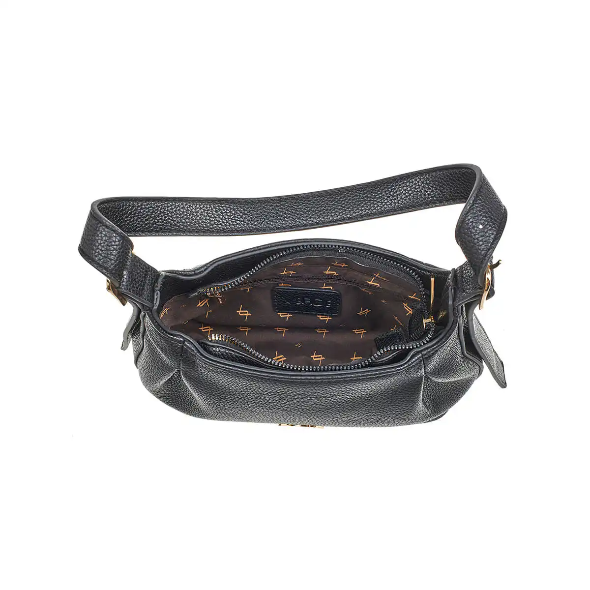 Verde Γυναικεία Τσάντα Ώμου 16-7248 Μαύρο